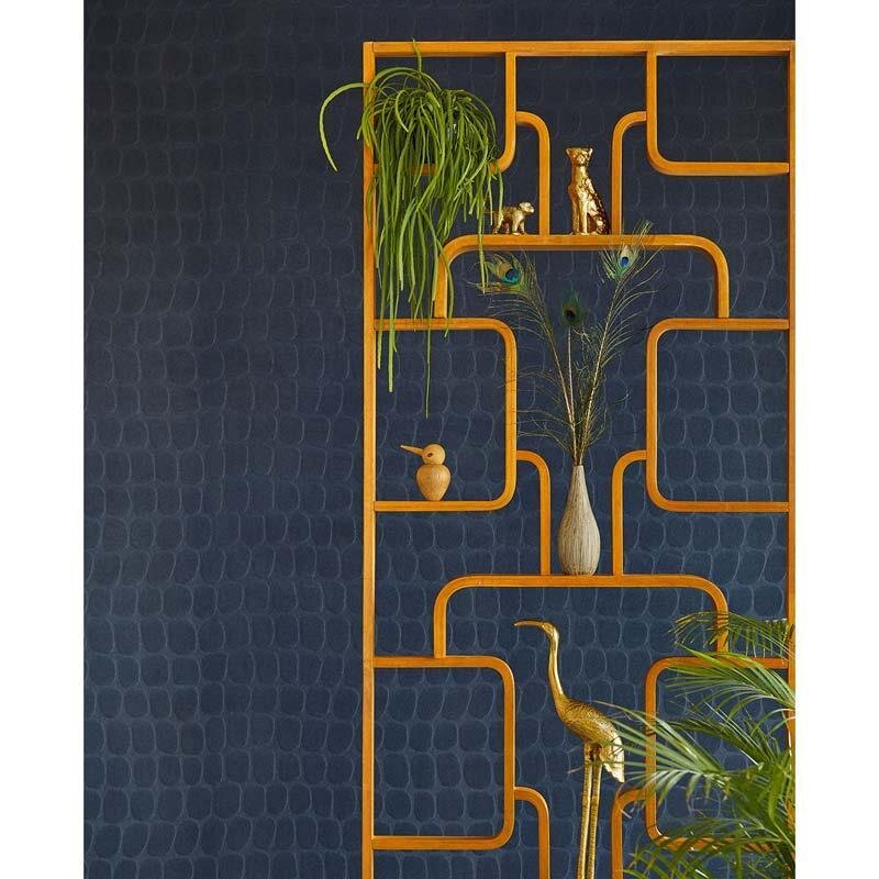 Tapete Blau Eijffinger Textiltapete (1027232)