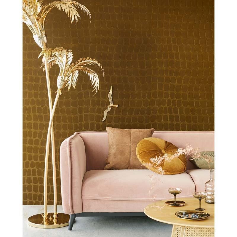 Tapete Braun, Schwarz, Anthrazit Eijffinger Textiltapete (1027231)