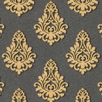 Tapete Schwarz, Anthrazit, Gold, Kupfer Architects Paper...