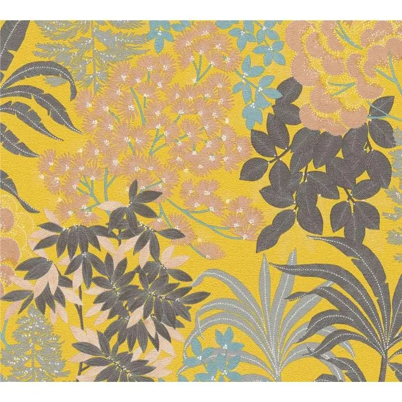 Tapete Bunt, Gelb livingwalls Vliestapete (1043758)