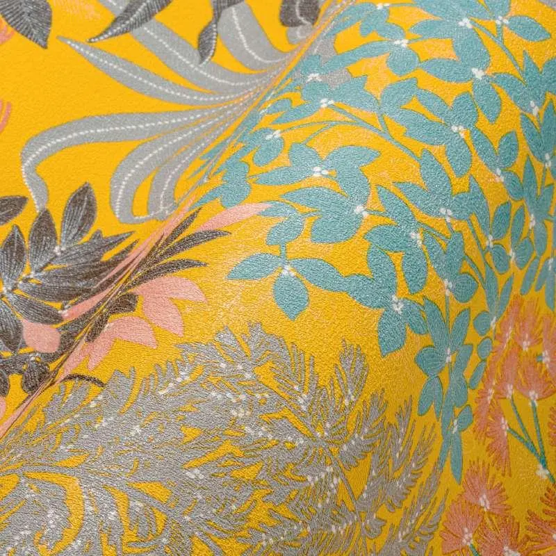 Tapete Bunt, Gelb livingwalls Vliestapete (1043758)