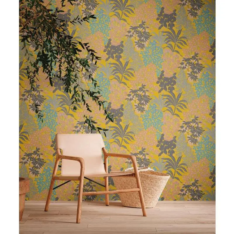 Tapete Bunt, Gelb livingwalls Vliestapete (1043758)