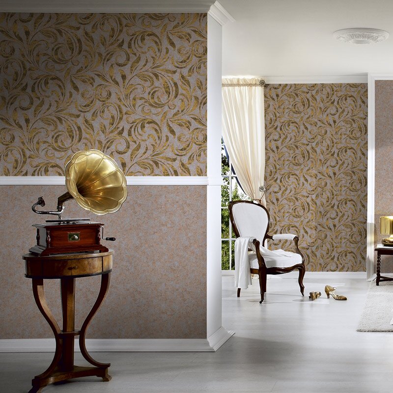 Tapete Braun, Gold, Kupfer Architects Paper Vliestapete (1024134)