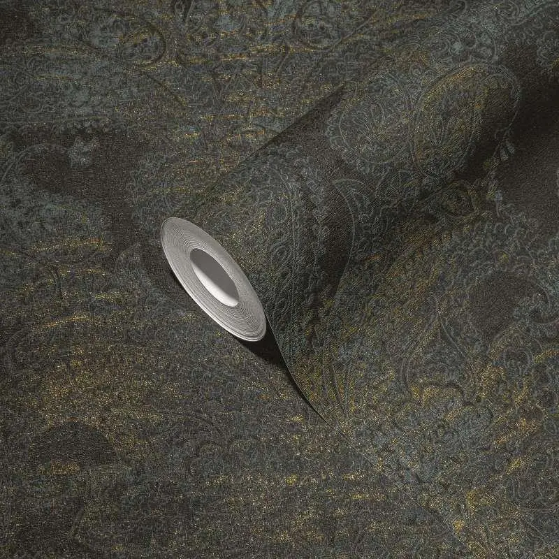 Tapete Schwarz, Anthrazit livingwalls Vliestapete (1043751)