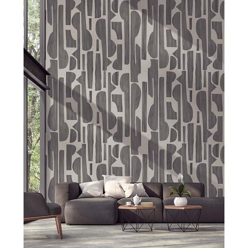 Digitaldruck-Tapete Schwarz, Anthrazit Eijffinger (1029785)