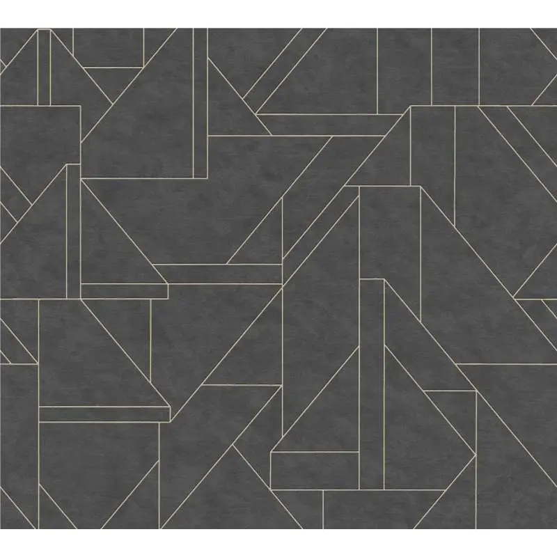 Tapete Gold, Schwarz livingwalls Vliestapete (1043746)