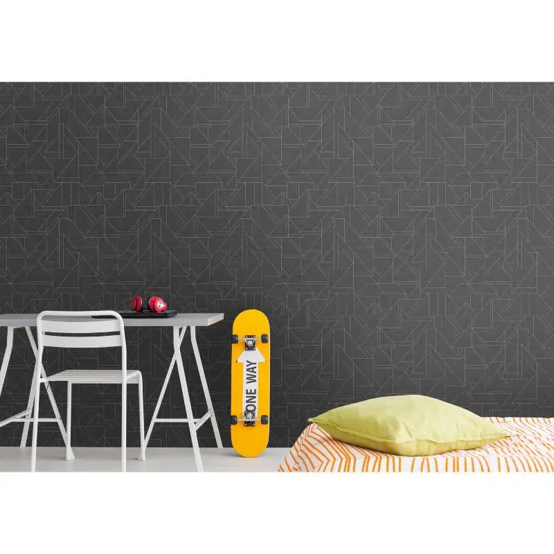 Tapete Gold, Schwarz livingwalls Vliestapete (1043746)