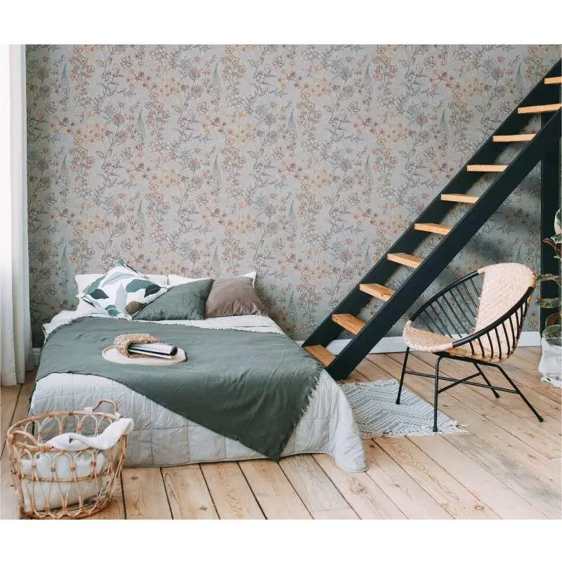 Tapete Braun, Grau, Orange livingwalls Vliestapete (1043739)