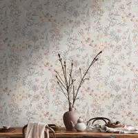 Tapete Braun, Grau, Orange livingwalls Vliestapete (1043739)