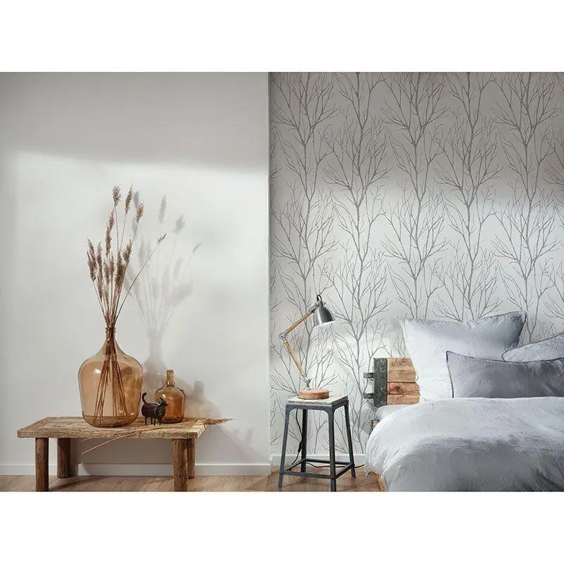 Tapete Beige, Creme, Grau, Silber innova Vliestapete (1028994)