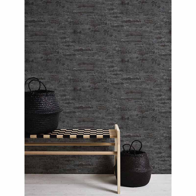 Tapete Schwarz, Anthrazit AS-Creation Vliestapete (1029251)