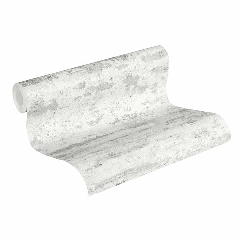 Tapete Grau, Silber, Weiß AS-Creation Vliestapete (1029249)