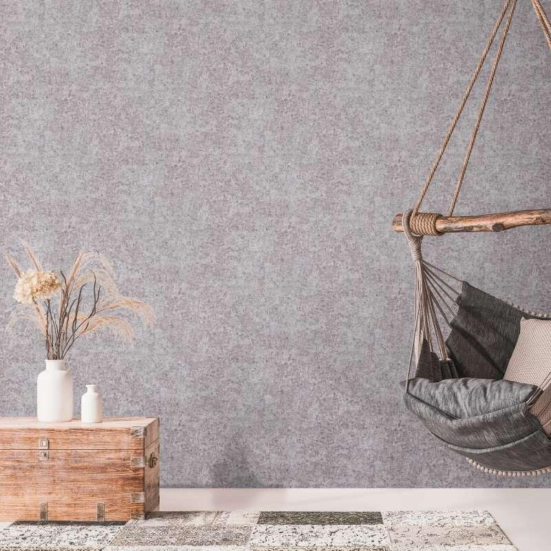 Tapete Grau, Silber, Schwarz livingwalls Vliestapete (1043728)