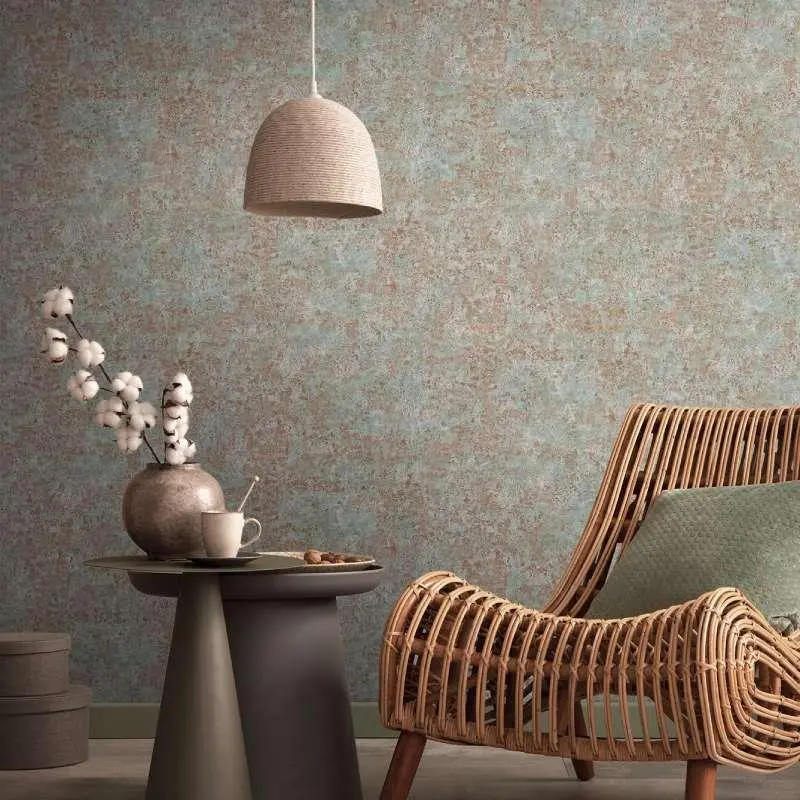 Tapete Braun, Grau, Silber, Grün livingwalls Vliestapete (1043726)