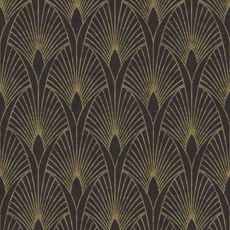 Tapete Schwarz, Anthrazit livingwalls Vliestapete (1029303)