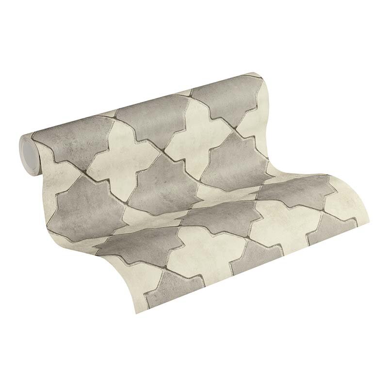 Tapete Beige, Creme, Braun livingwalls Vliestapete (1029280)