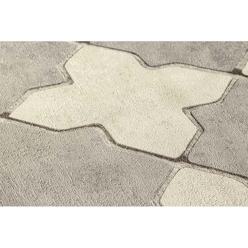 Tapete Beige, Creme, Braun livingwalls Vliestapete (1029280)