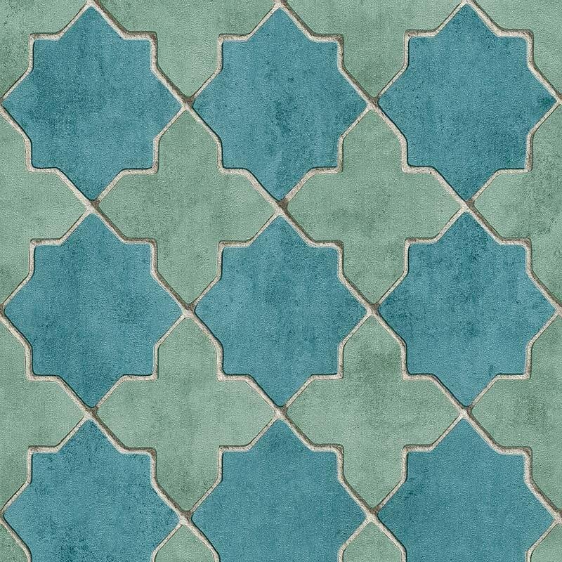 Tapete Grün, Türkis livingwalls Vliestapete (1029279)