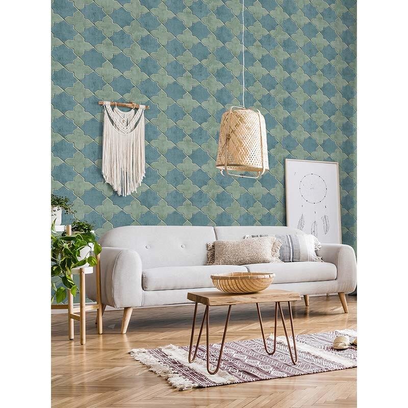 Tapete Grün, Türkis livingwalls Vliestapete (1029279)