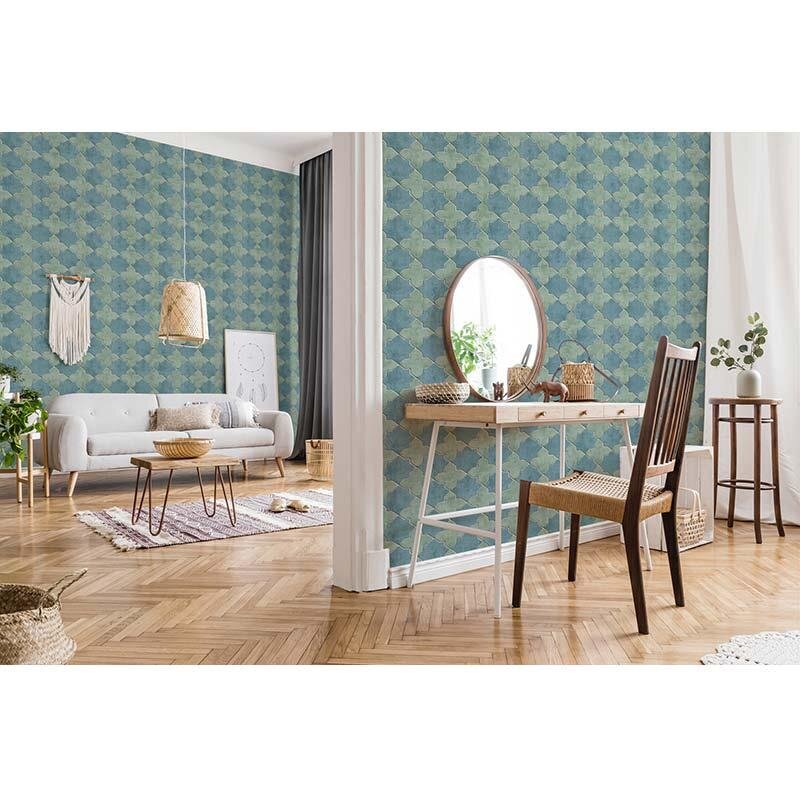 Tapete Grün, Türkis livingwalls Vliestapete (1029279)