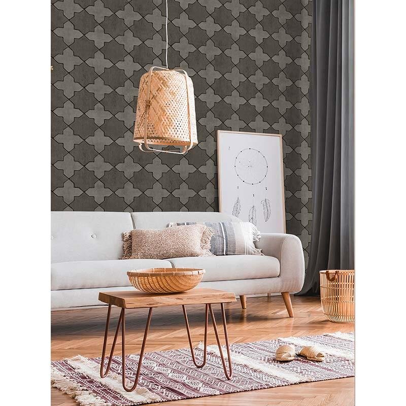 Tapete Braun, Grau, Silber livingwalls Vliestapete (1029278)