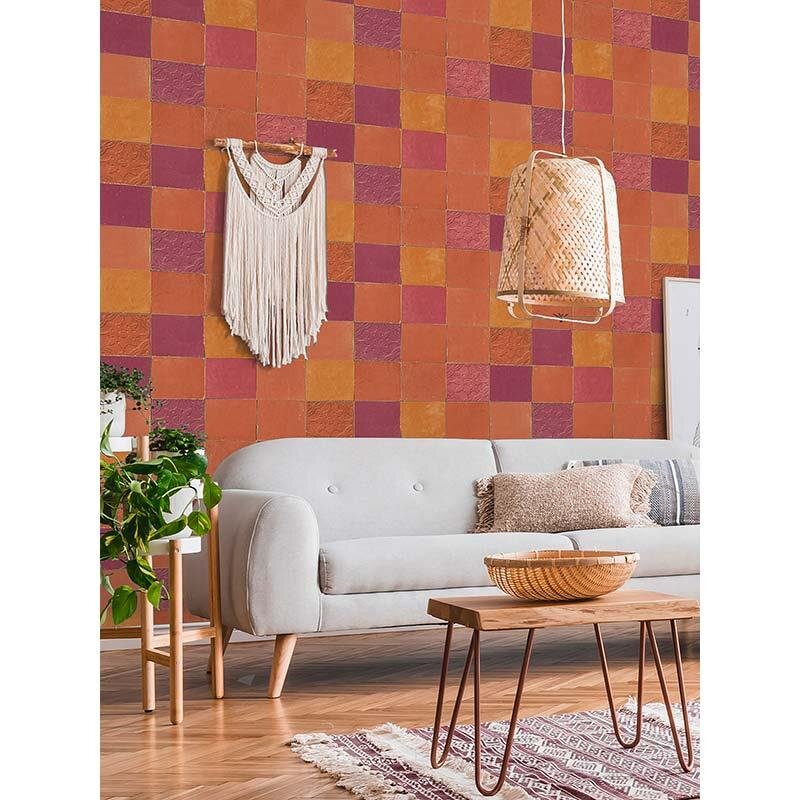 Tapete Orange, Terrakotta livingwalls Vliestapete (1029228)