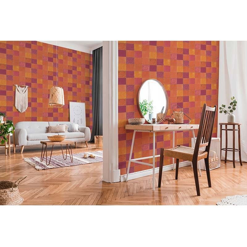 Tapete Orange, Terrakotta livingwalls Vliestapete (1029228)