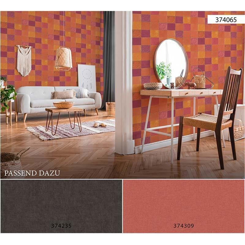 Tapete Orange, Terrakotta livingwalls Vliestapete (1029228)