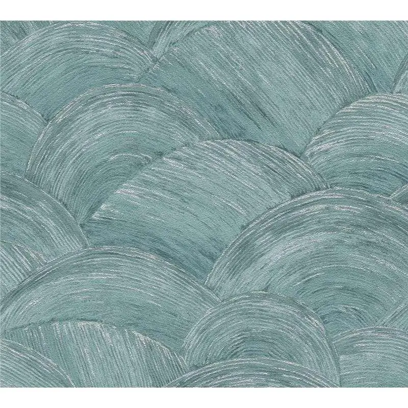 Tapete Blau, Grün, Petrol livingwalls Vliestapete (1043722)