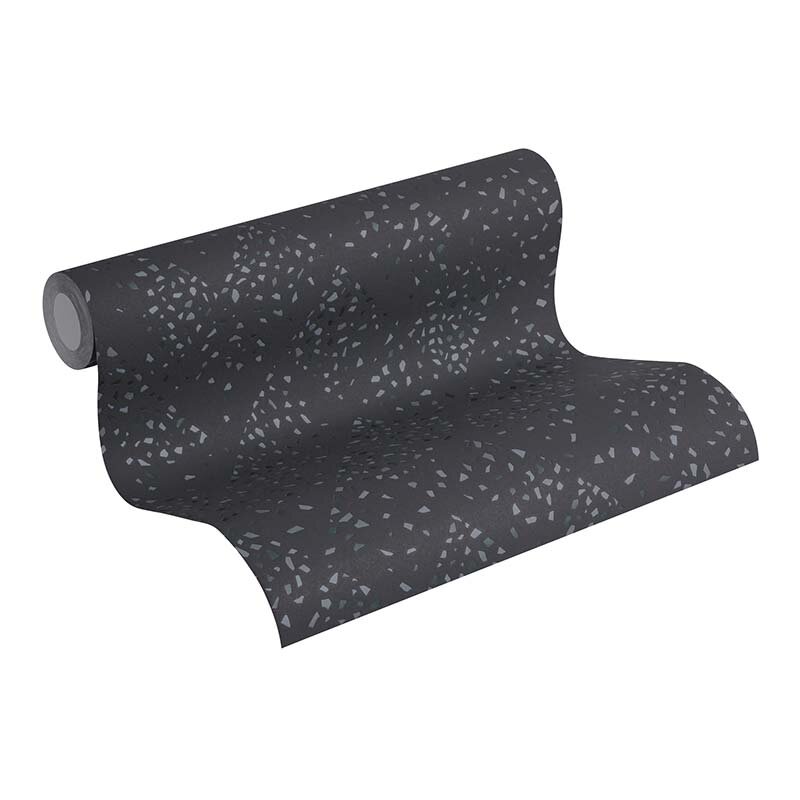 Tapete Schwarz, Anthrazit livingwalls Vliestapete (1029202)