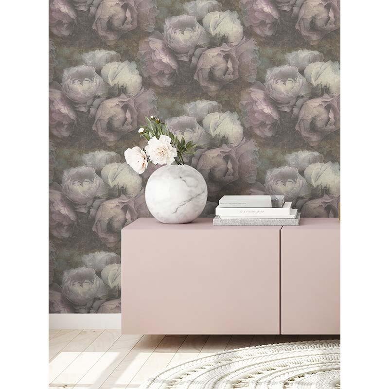 Tapete Bunt, Lila, Flieder livingwalls Vliestapete (1029191)