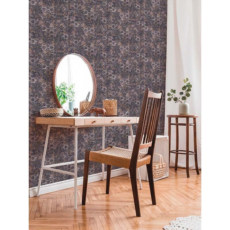 Tapete Braun, Lila, Flieder livingwalls Vliestapete (1029190)