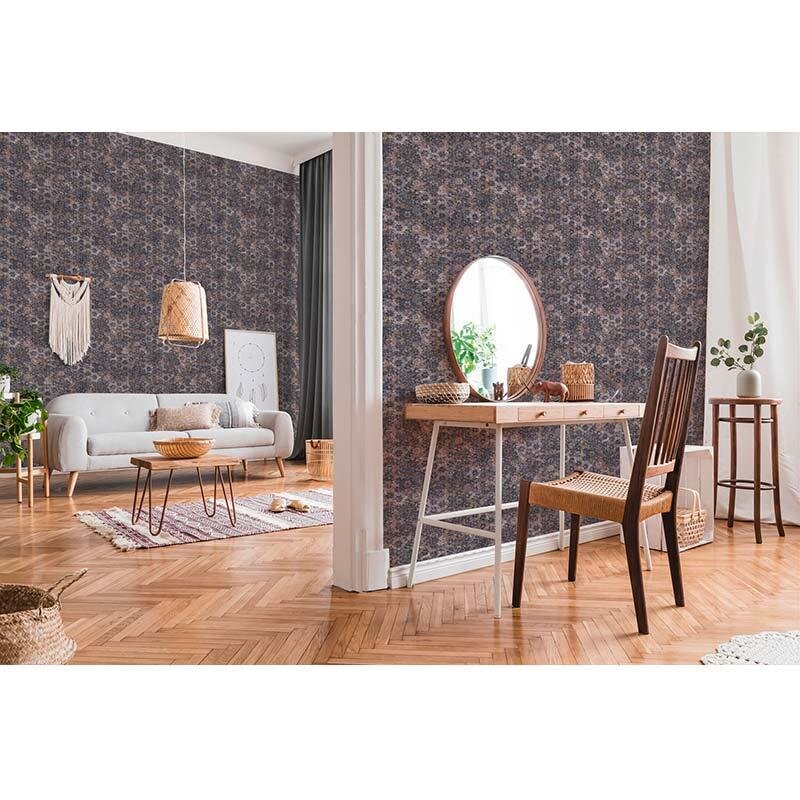 Tapete Braun, Lila, Flieder livingwalls Vliestapete (1029190)