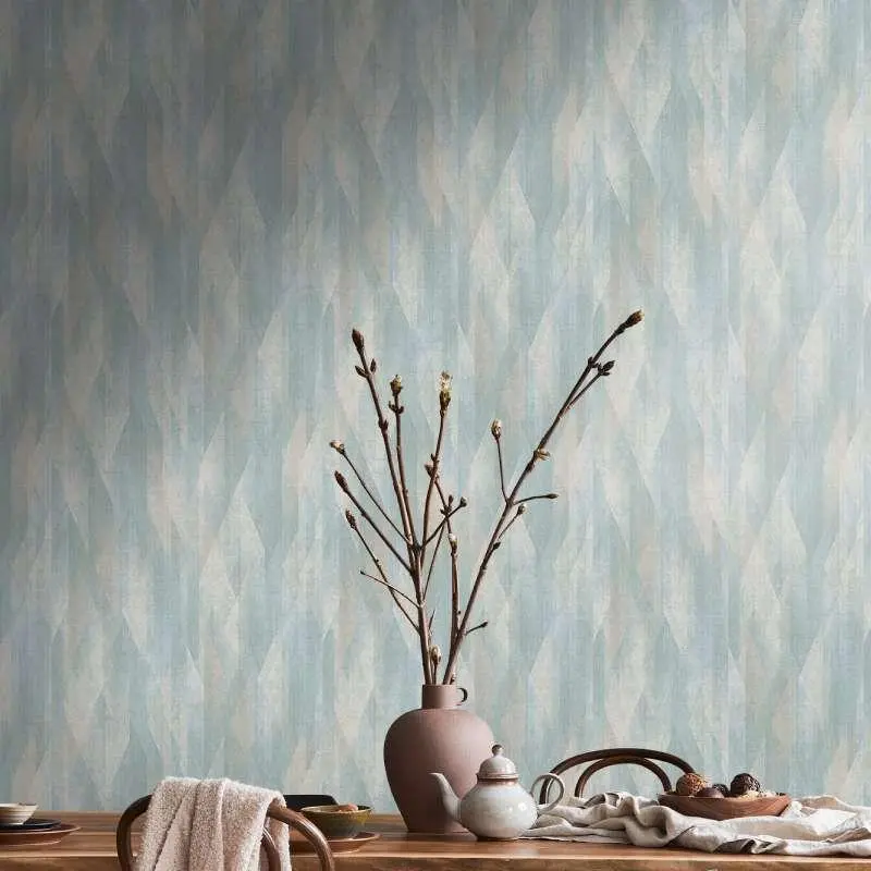 Tapete Blau, Türkis livingwalls Vliestapete (1043717)