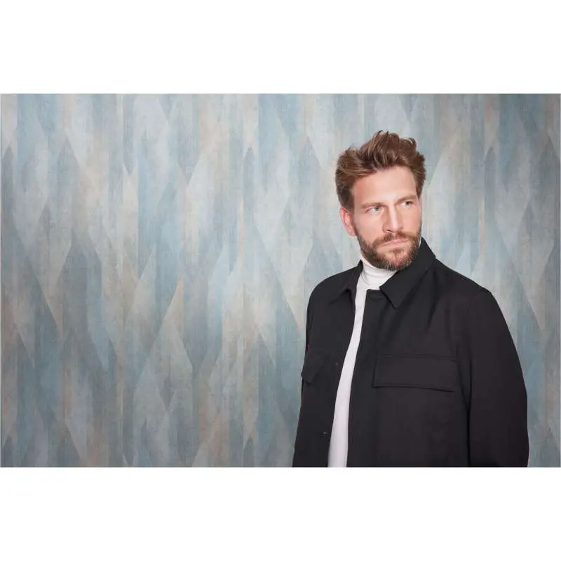 Tapete Blau, Braun livingwalls Vliestapete (1043716)