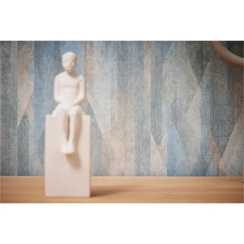 Tapete Blau, Braun livingwalls Vliestapete (1043716)