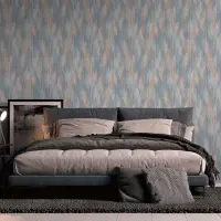 Tapete Blau, Braun livingwalls Vliestapete (1043716)