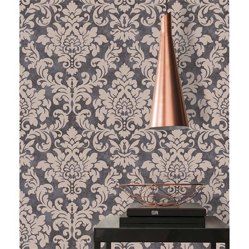 Tapete Beige, Creme, Schwarz, Anthrazit livingwalls Vliestapete (1029049)