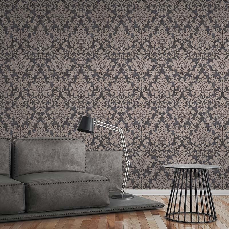 Tapete Beige, Creme, Schwarz, Anthrazit livingwalls Vliestapete (1029049)