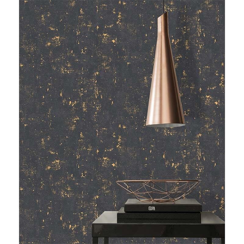 Tapete Gold, Kupfer, Schwarz, Anthrazit AS-Creation Vliestapete (1026940)