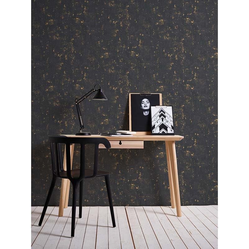 Tapete Gold, Kupfer, Schwarz, Anthrazit AS-Creation Vliestapete (1026940)