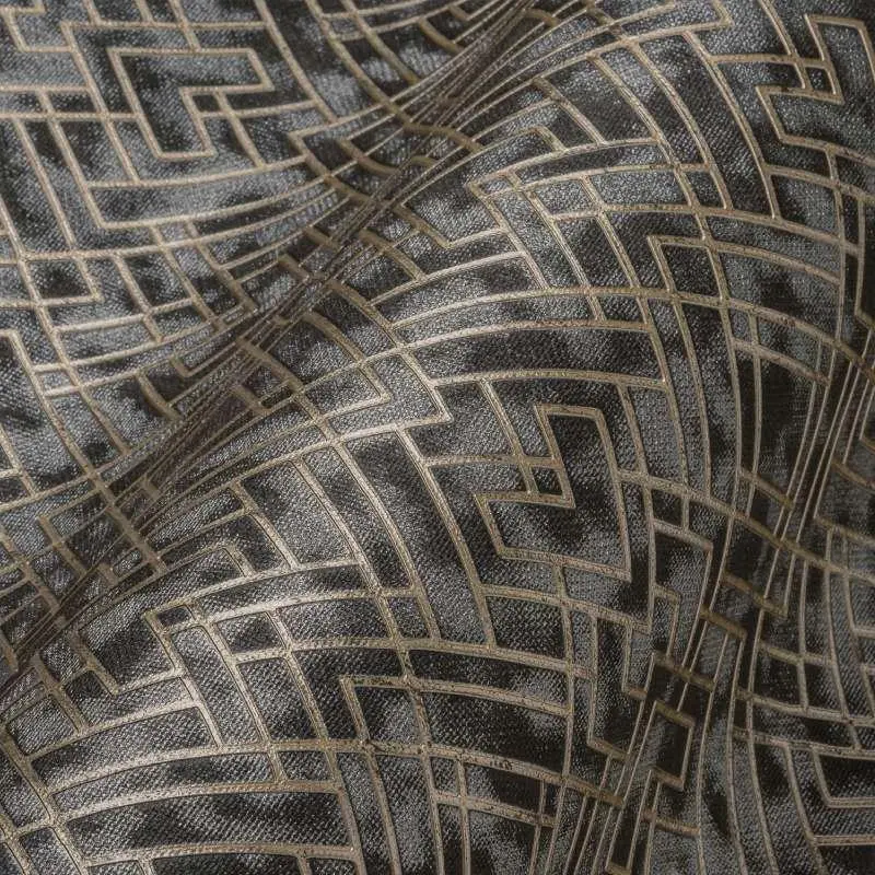 Tapete Grau, Silber, Gold, Schwarz livingwalls Vliestapete (1043711)