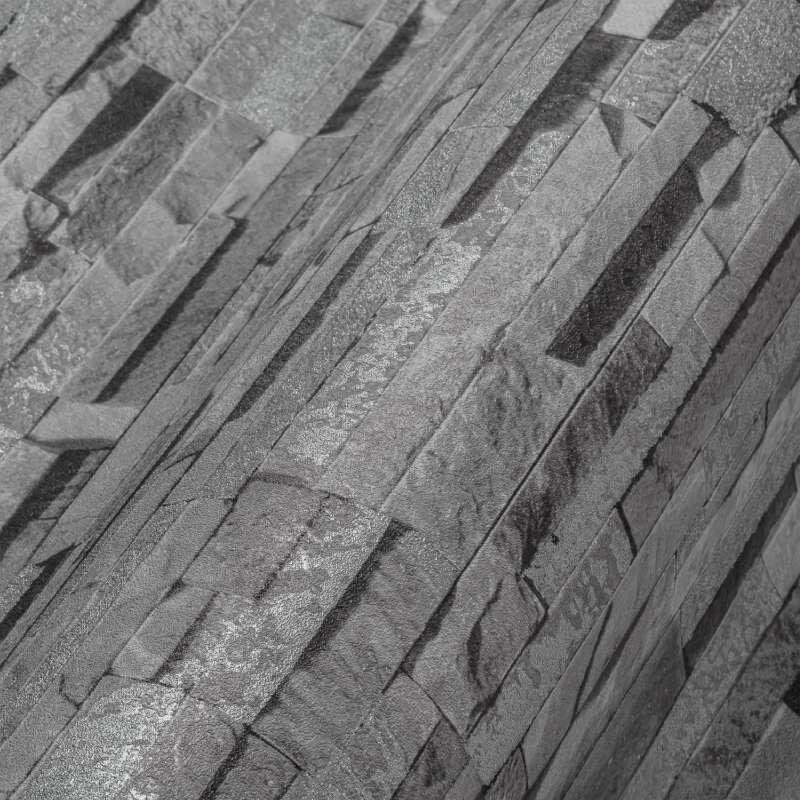 Tapete Grau, Silber livingwalls Vliestapete (1043710)