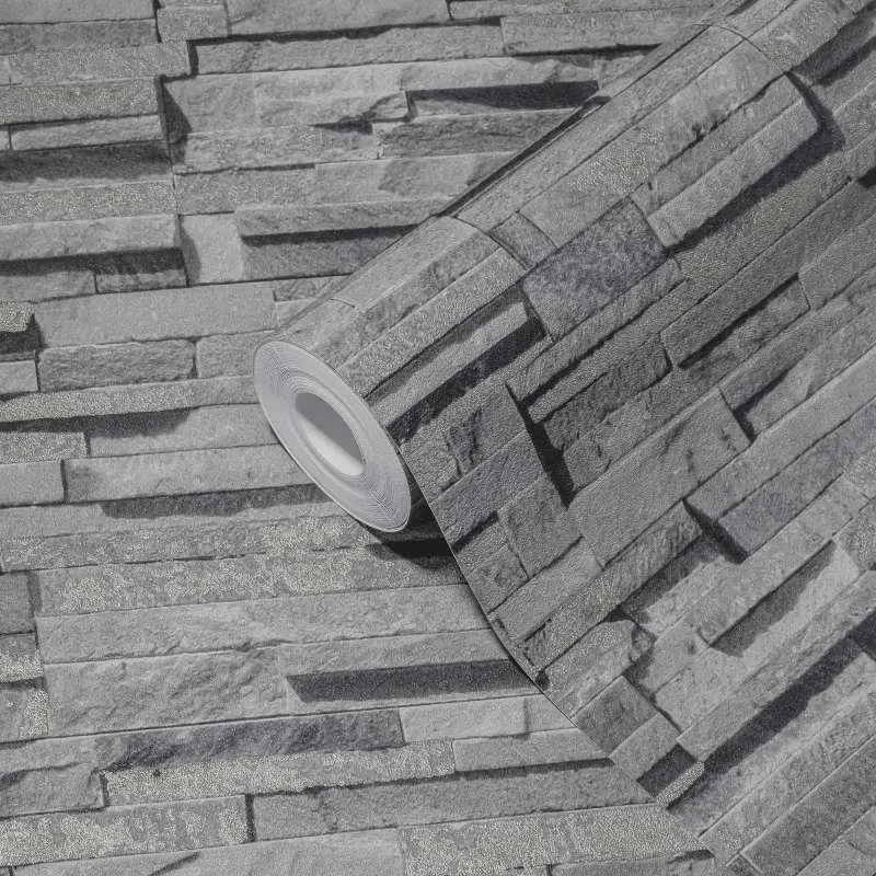 Tapete Grau, Silber livingwalls Vliestapete (1043710)