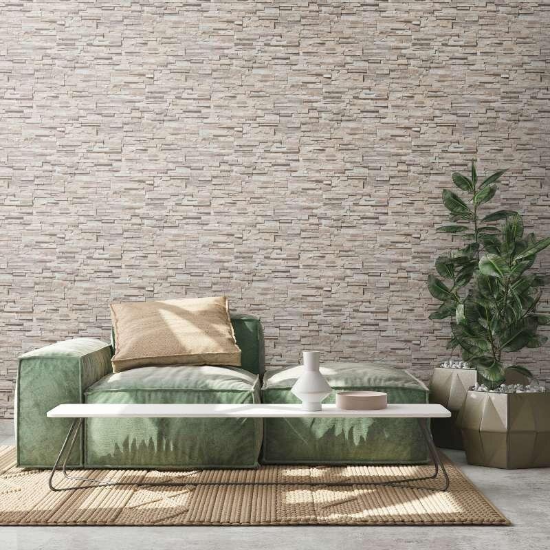 Tapete Beige, Creme, Braun livingwalls Vliestapete (1043708)