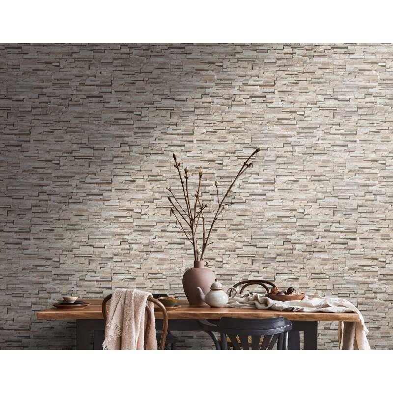 Tapete Beige, Creme, Braun livingwalls Vliestapete (1043708)