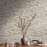 Tapete Beige, Creme, Braun livingwalls Vliestapete (1043708)