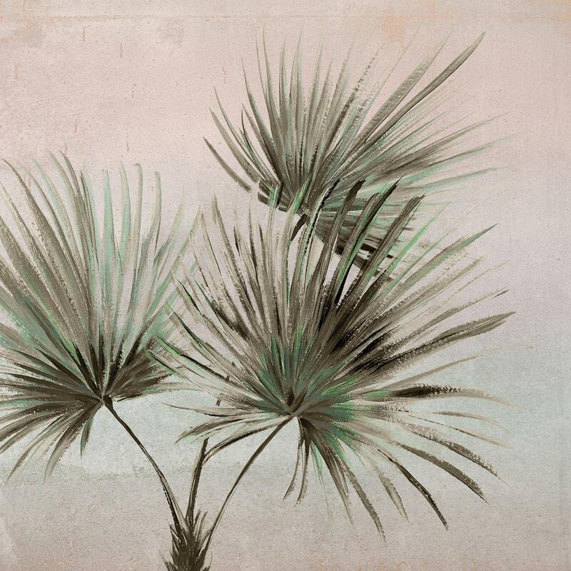 Digitaldruck-Tapete Grün, Rosa, Rose Eijffinger (1029675)