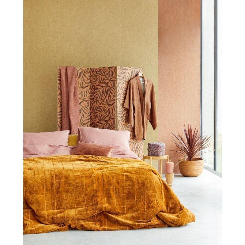 Tapete Orange, Terrakotta, Rosa, Rose, Schwarz, Anthrazit Eijffinger Vliestapete (1029669)