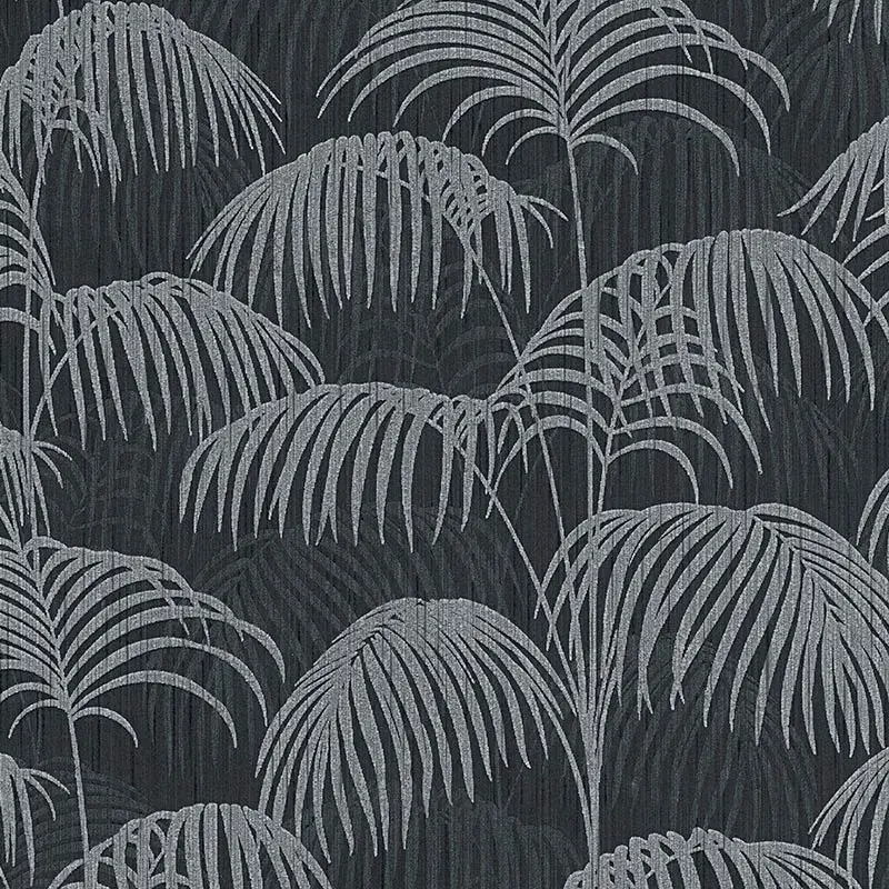 Tapete Grau, Silber, Schwarz, Anthrazit Architects Paper Textiltapete (1024218)